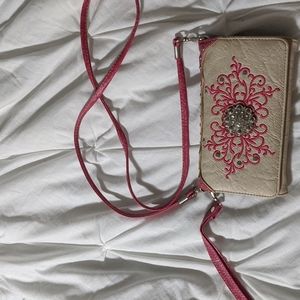 Cross body wallet purse